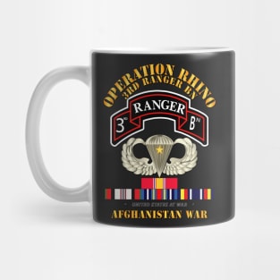 Operation Rhino - Afghanistan - 3rd Ranger Bn w SVC Mug